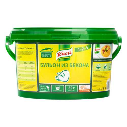 Бульон Knorr бекон 2 кг в Дикси