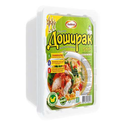 Лапша быстрого приготовления Доширак со вкусом курицы 90 г в Дикси
