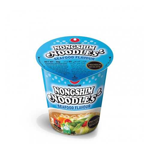 Лапша быстрого приготовления Nongshim с морепродуктами стакан 65 г в Дикси