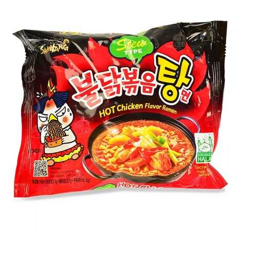 Лапша Samyang острая с курицей, 145 г, Южная Корея в Дикси