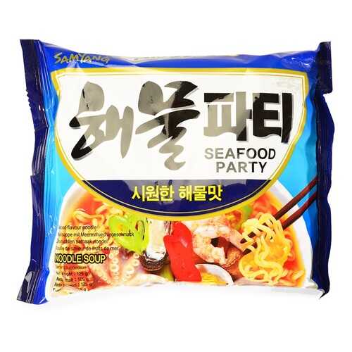 Лапша Samyang с морепродуктами, 125г, Южная Корея в Дикси