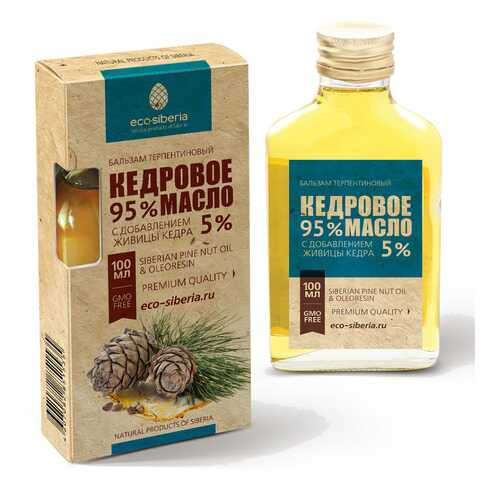 Кедровое масло с живицей кедра 5% ECO-SIBERIA, 100мл в Дикси