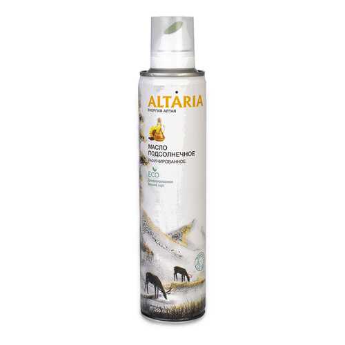 Масло Altaria подсолнечное рафинированное дезодорированное спрей Диво Алтая 250 мл в Дикси