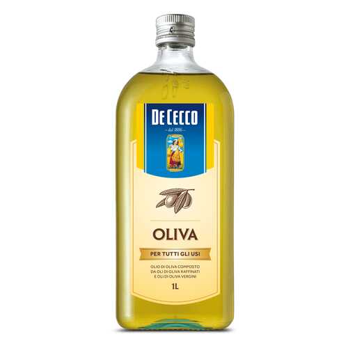 Масло De Cecco оливковое Olio di Olivia рафинированное 1л в Дикси