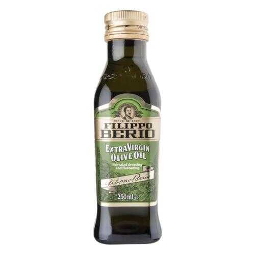 Масло Filippo Berio extra virgin оливковое нерафинированное 0.25 л в Дикси