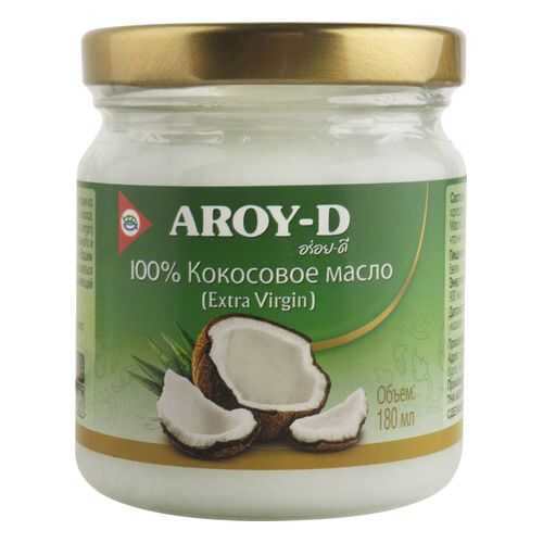 Масло кокосовое Aroy-D extra virgin 180 мл в Дикси