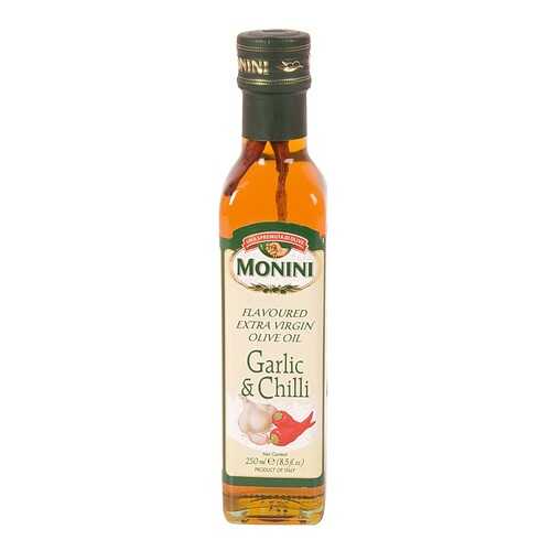 Масло Monini garlic&chili чеснок и перец чили оливковое 250 мл в Дикси