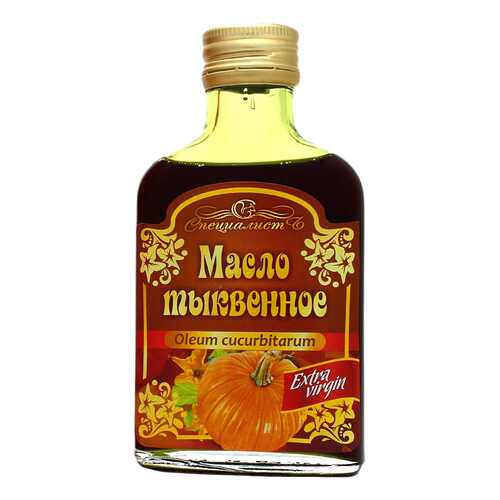 Масло пищевое нерафинированное тыквенное Алтай 100 мл в Дикси