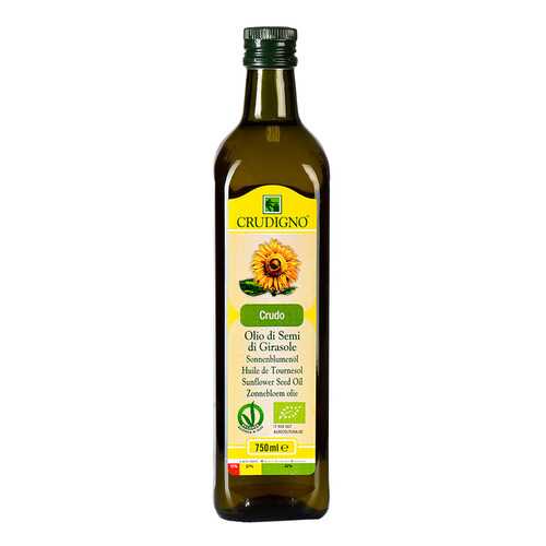 Масло подсолнечное Crudigno organic oils био 0.75 л в Дикси