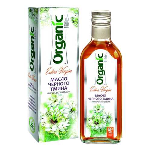 Масло тминное пищевое Organic Life нерафинированное 250 мл в Дикси