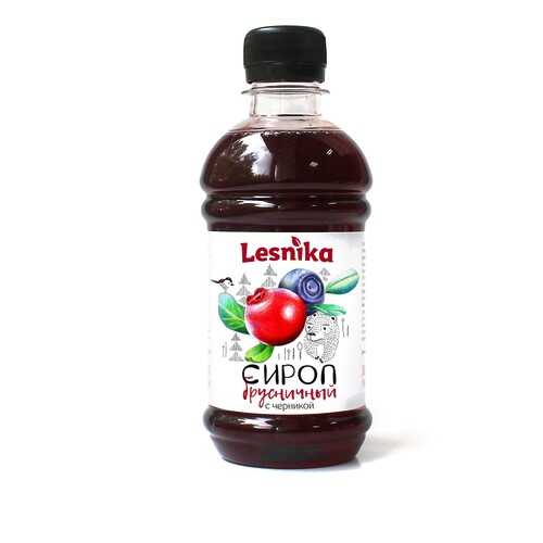 Сироп Lesnika Брусничный с черникой 300мл. в Дикси