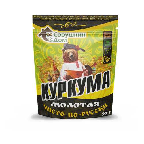 Куркума молотая Совушкин дом 50 г в Дикси