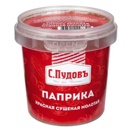 Паприка красная сушеная молотая С.Пудовъ 80 г в Дикси