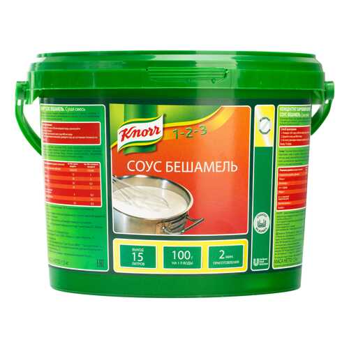 Соус Knorr бешамель сухой 1.5 кг в Дикси