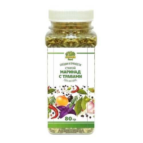 Сухой маринад Organic food с травами 80 г в Дикси