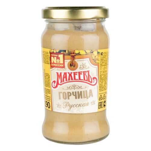Горчица Махеевъ русская 190 г в Дикси