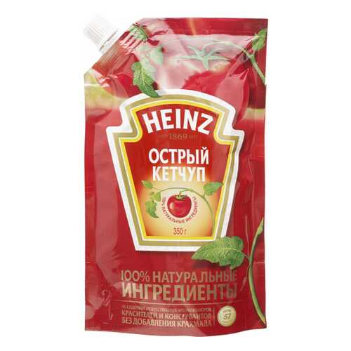 Кетчуп Heinz острый 350 г в Дикси