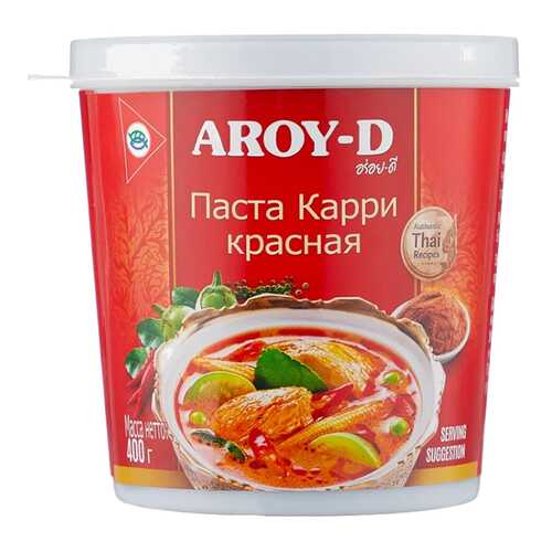 Паста Aroy-D карри красная 400 г в Дикси