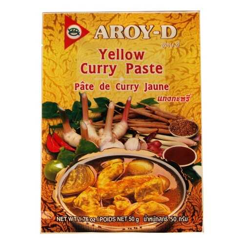 Паста Aroy-D Карри желтая 50г в Дикси