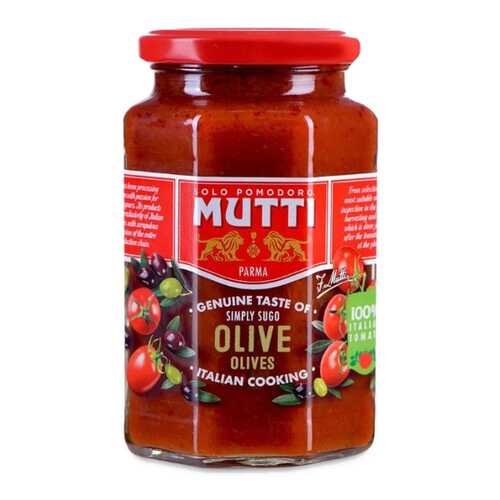 Соус Mutti томатный с оливками 400 г в Дикси