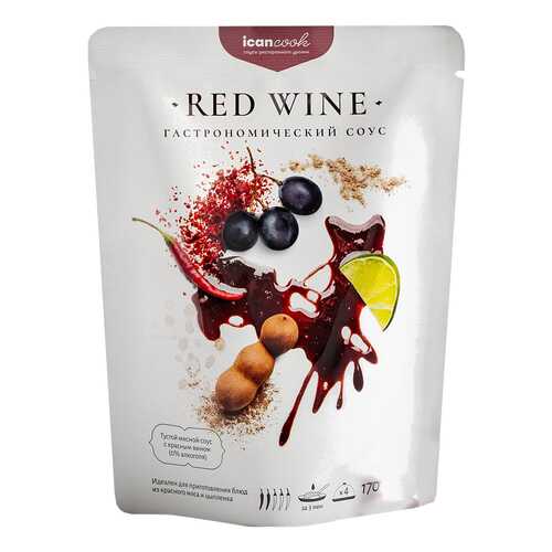 Соус Red wine icancook гастрономический 170 мл в Дикси