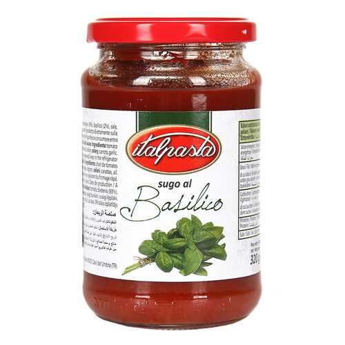 Соус томатный Italpasta с базиликом 320 г в Дикси
