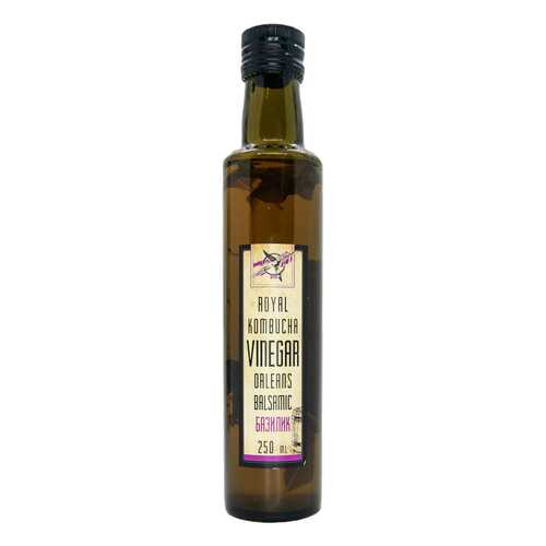 Уксус Royal Kombucha натуральный на основе чайного гриба базилик 250 мл в Дикси