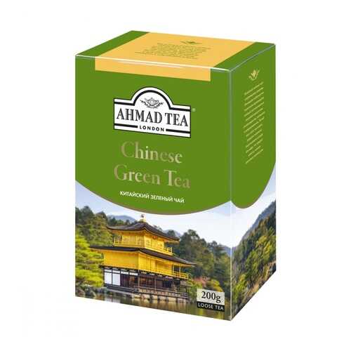 Чай Ahmad Chinese Green Tea зеленый листовой 200 г в Дикси