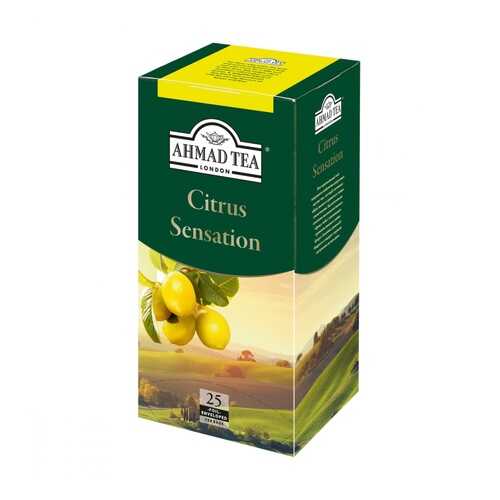 Чай Ahmad Citrus Sensation черный с лаймом 25 пакетиков в Дикси