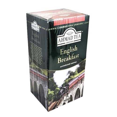 Чай Ahmad Tea английский завтрак черный 25 пакетиков 50 г в Дикси