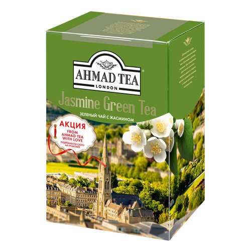 Чай Ahmad Tea байховый зеленый листовой жасмин 100 г в Дикси