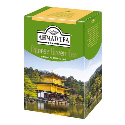 Чай Ahmad Tea китайский листовой зеленый 100 г в Дикси