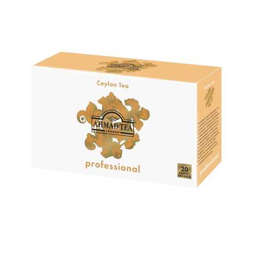 Чай Ahmad Tea Professional Цейлонский OP чёрный, листовой, в пакетах для чайников, 20х5г в Дикси