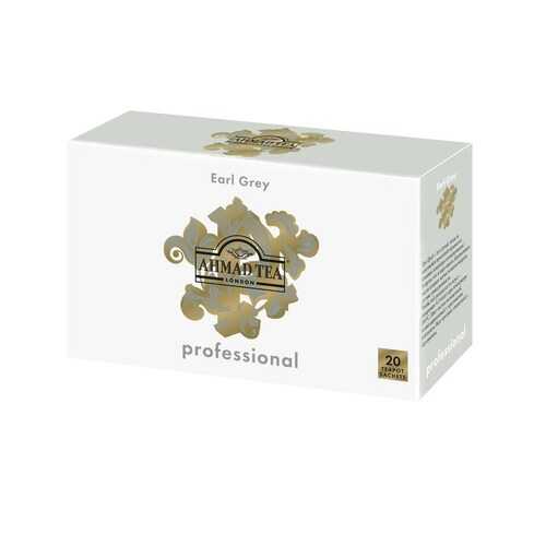 Чай Ahmad Tea Professional, Эрл Грей, чёрный, листовой, в пакетах для чайников, 20х5г в Дикси