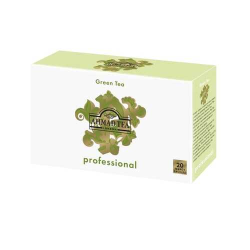 Чай Ahmad Tea Professional, Зелёный чай, листовой, в пакетах для чайников, 20х5г в Дикси