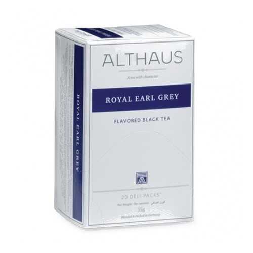 Чай Althaus Royal Earl Grey Deli Pack 20*1.75 г в Дикси
