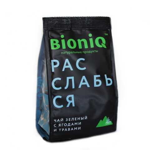 Чай BioniQ Расслабься, зелёный с добавками, 50 гр в Дикси