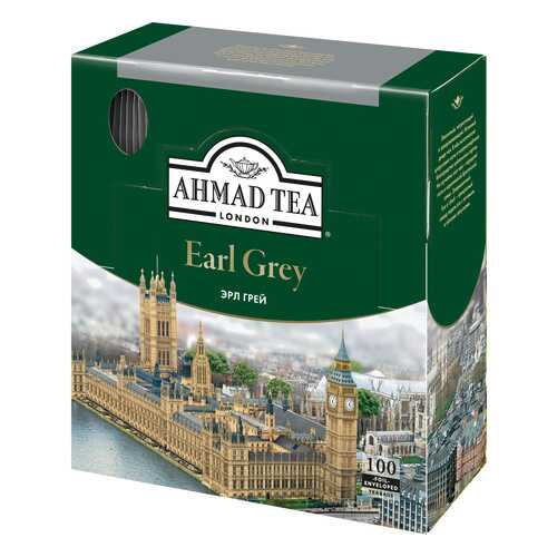 Чай черный Ahmad Tea earl grey 100 пакетиков в Дикси