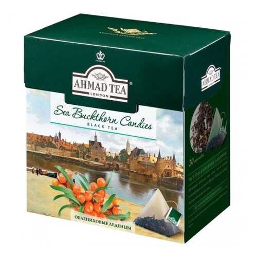 Чай черный Ahmad Tea облепиховые леденцы 20 пакетиков в Дикси