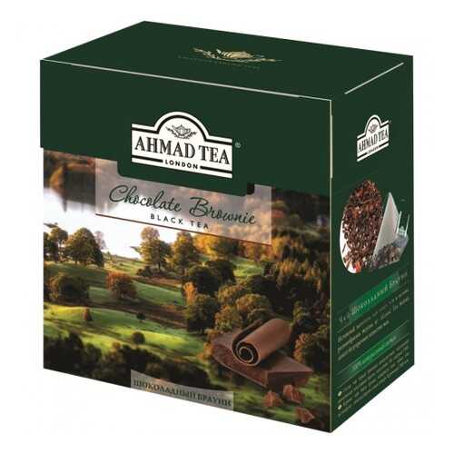 Чай черный Ahmad Tea шоколадный брауни 20 пакетиков в Дикси