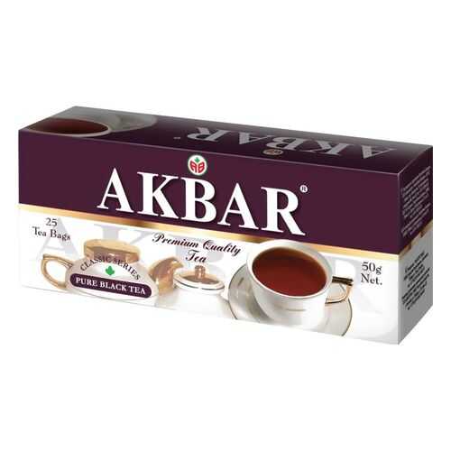 Чай черный Akbar 25 пакетиков в Дикси