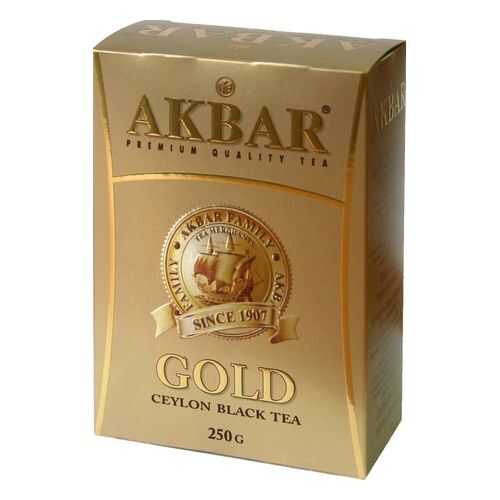 Чай черный Akbar gold 250 г в Дикси