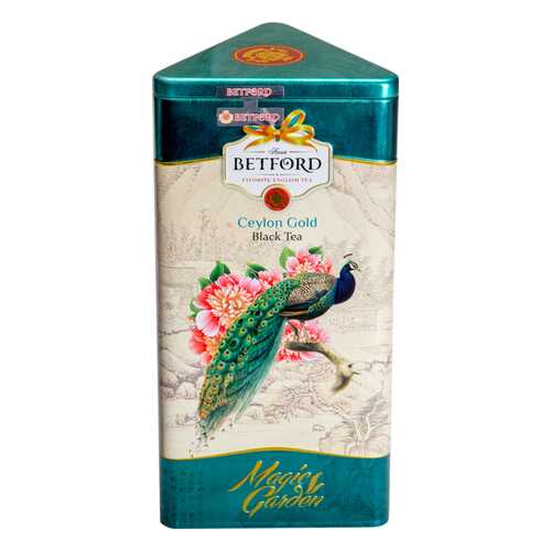 Чай черный Betford Magic garden павлин 300 г в Дикси
