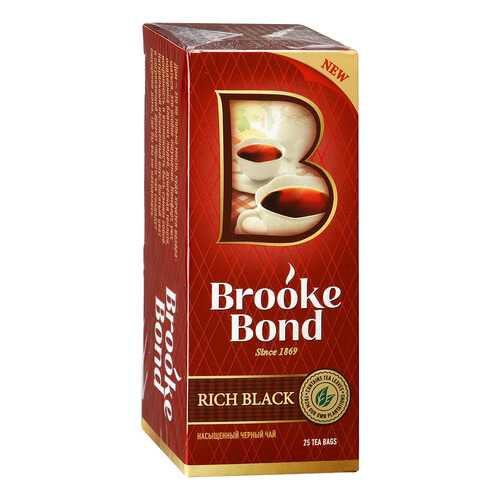 Чай черный Brook Bond насыщенный 25 пакетиков в Дикси