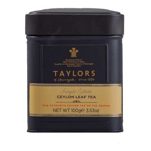 Чай черный Цейлон с единой плантации Taylors of Harrogate 100 г, Великобритания в Дикси