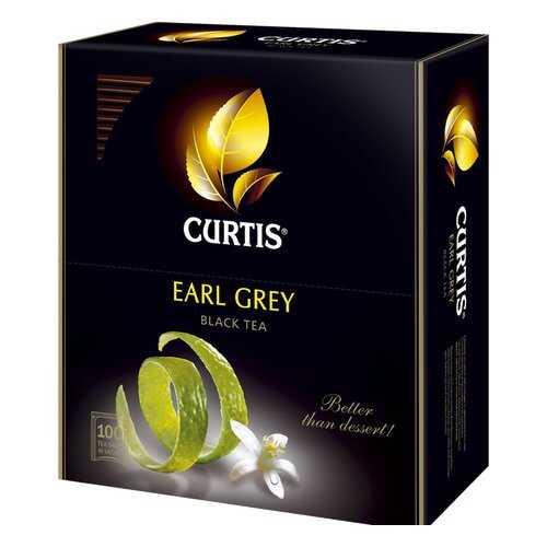 Чай черный Curtis earl grey 100 пакетиков в Дикси