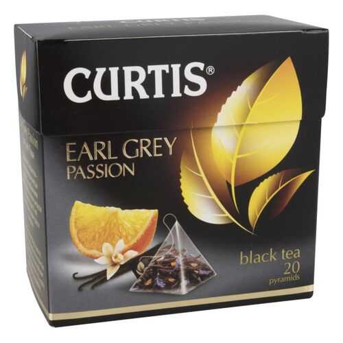 Чай черный Curtis Earl grey passion 20 пакетиков в Дикси