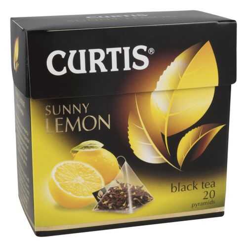Чай черный Curtis sunny lemon 20 пакетиков в Дикси