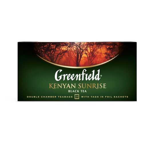 Чай черный Greenfield Kenyan Sunrise 25 пакетиков в Дикси