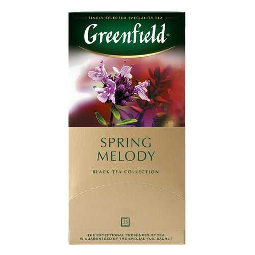 Чай черный Greenfield Spring Melody 25 пакетиков в Дикси